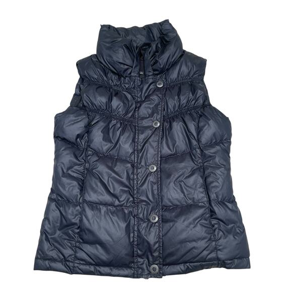 Prana Women’s Black Quilted Down Puffer Vest, Ladies Small - Picture 1 of 6